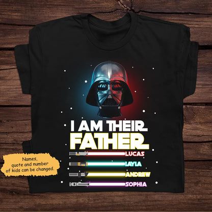 Father - I Am Their Father - Personalized Shirt