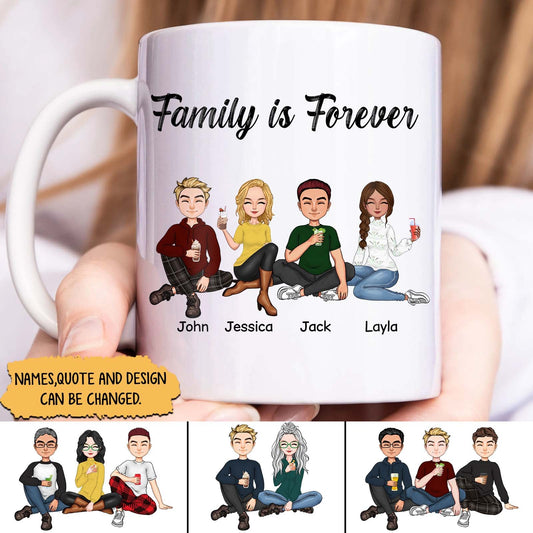 Family- Family Is Forever- Personalized Mug