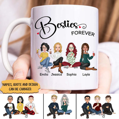 Friend-Bestie Forever- Personalized Mug