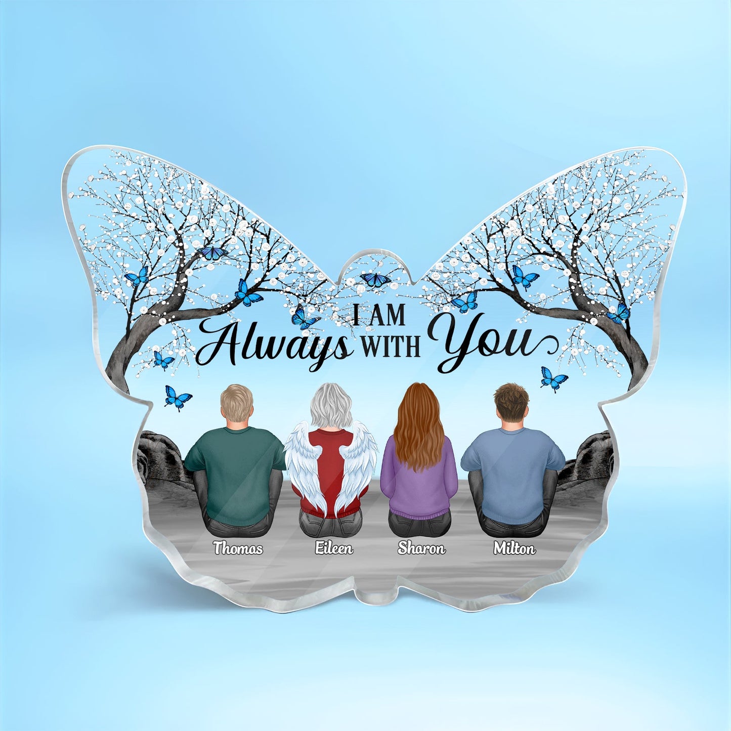 Family - Always With You - Personalized Acrylic Plaque