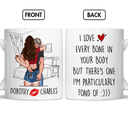 Couple - I Love Every Bone In Your Body - Personalized Mug