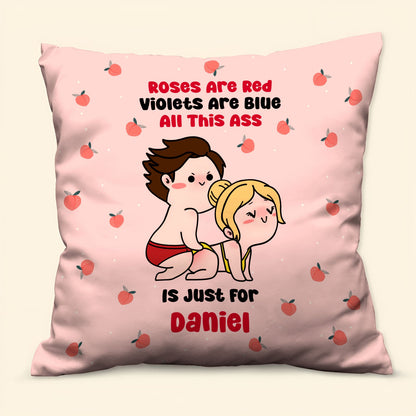 Couple - All This Ass - Personalized Couple Pillow