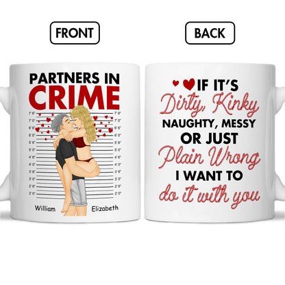 Couple - Partners In Crime - Personalized Mug