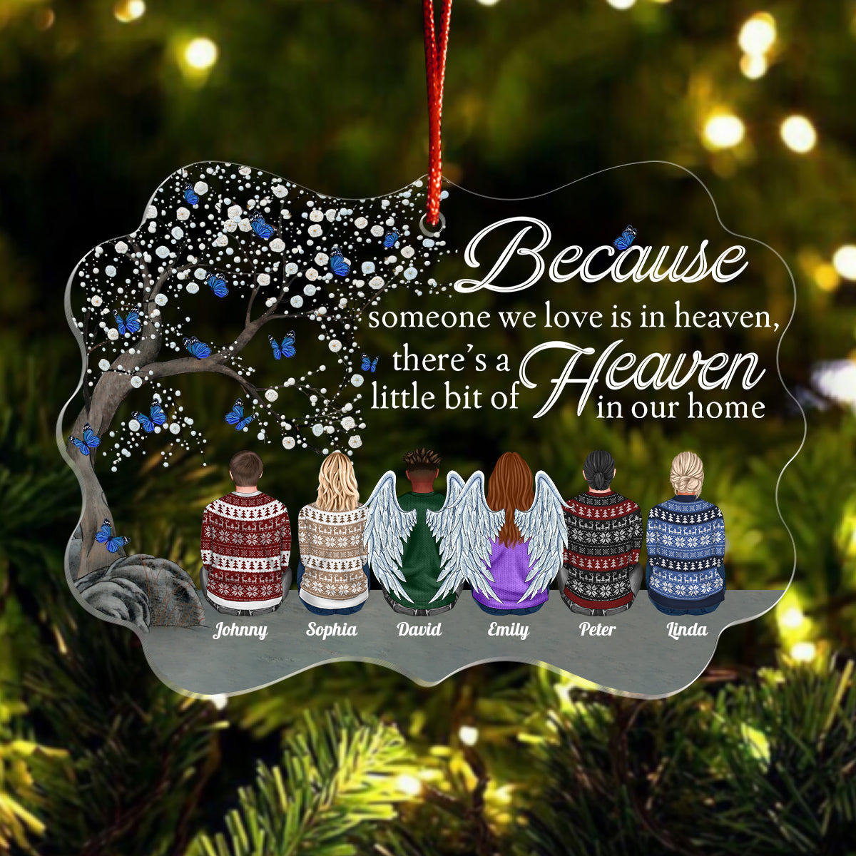 Always Beside You - Personalized Acrylic Ornament