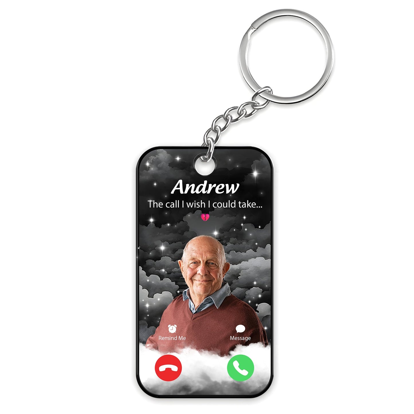 The Call I Wish I Could Take Memorial Sympathy - Personalized Acrylic Keychain