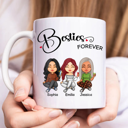 Besties - Besties Forever - Personalized Mug (Ver 5)