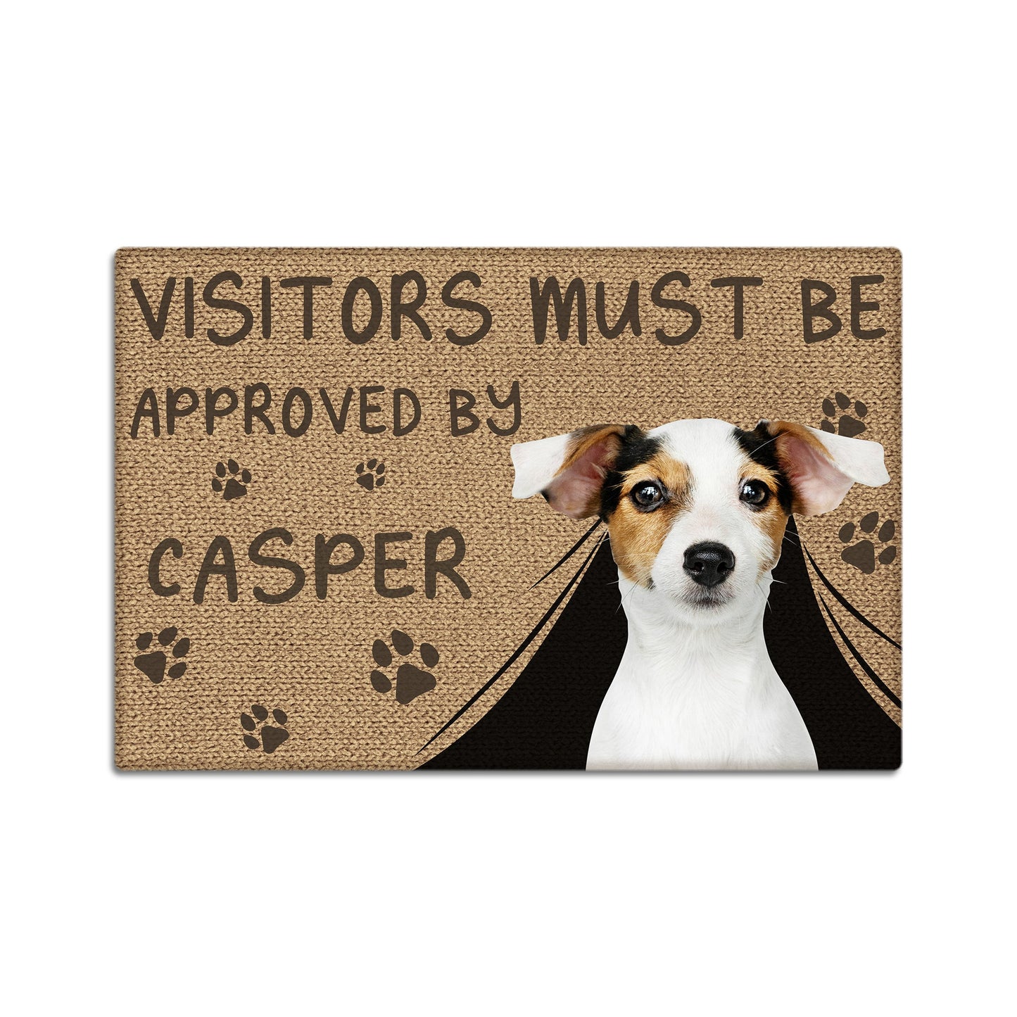 Pet Lovers - Visitors Must Be Approved By This Dog - Personalized Doormat