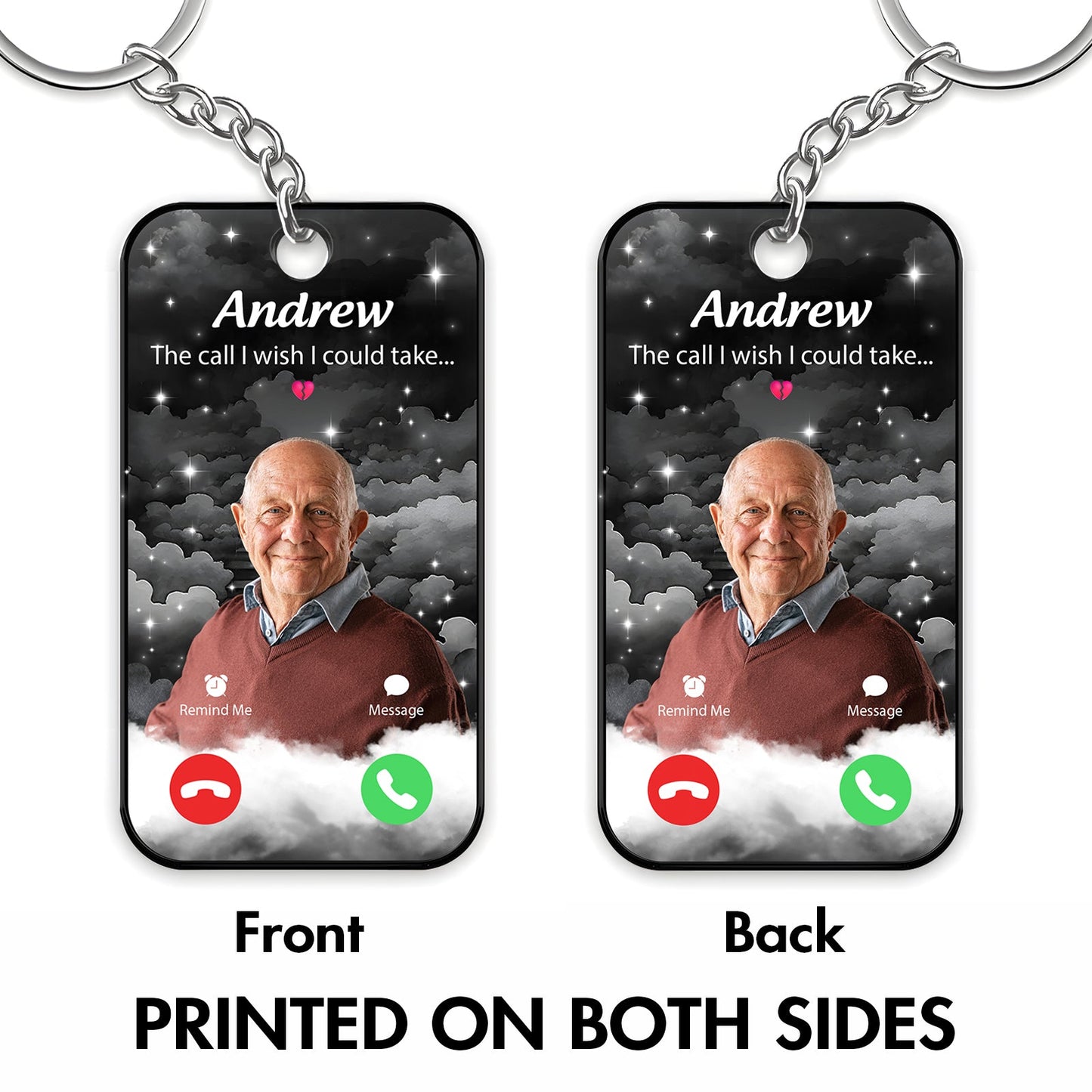 The Call I Wish I Could Take Memorial Sympathy - Personalized Acrylic Keychain