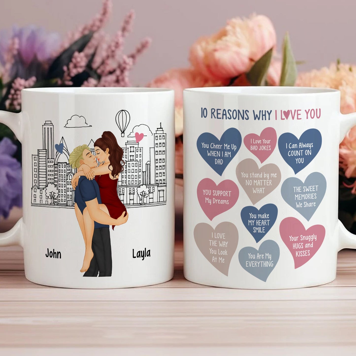 Couple - 10 Reasons Why I Love You - Personalized Custom Mug