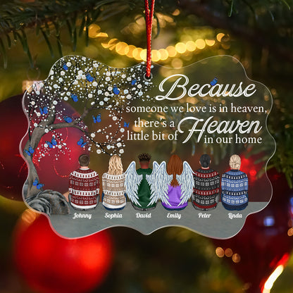 Always Beside You - Personalized Acrylic Ornament