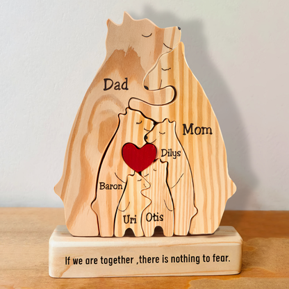 Family - Family Bears - Personalized Puzzle ( Ver 2 )