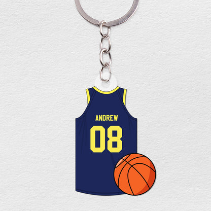 Family - Basketball Jersey - Personalized Acrylic Keychain