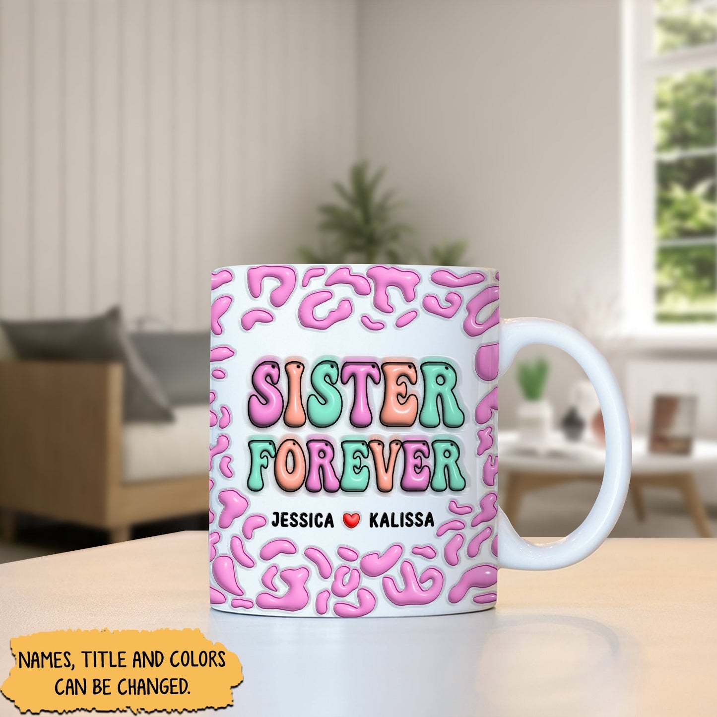 Friend- Bestie Forever-  Personalized Mug