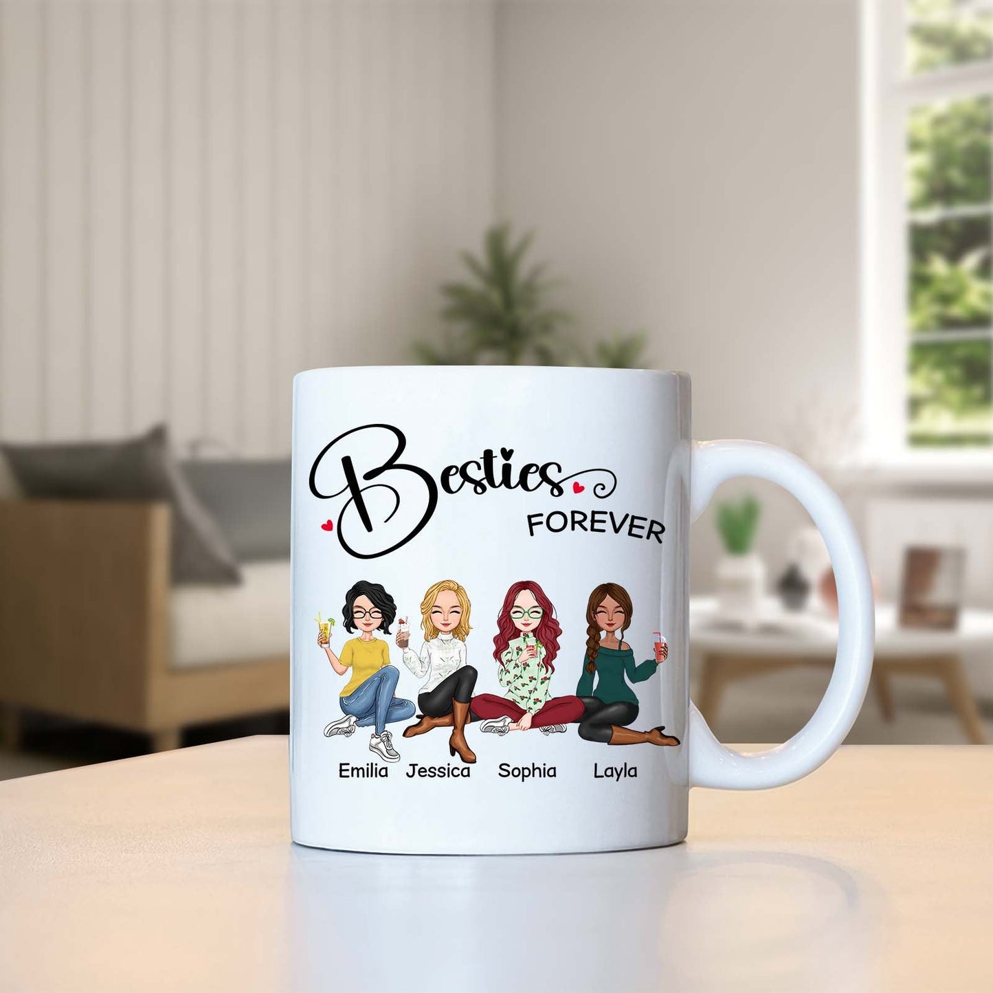 Friend-Bestie Forever- Personalized Mug