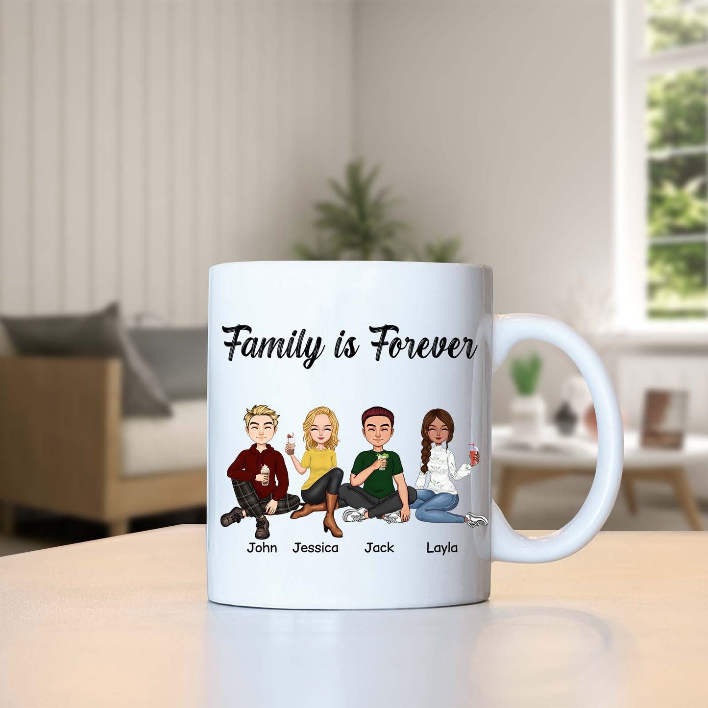 Family- Family Is Forever- Personalized Mug