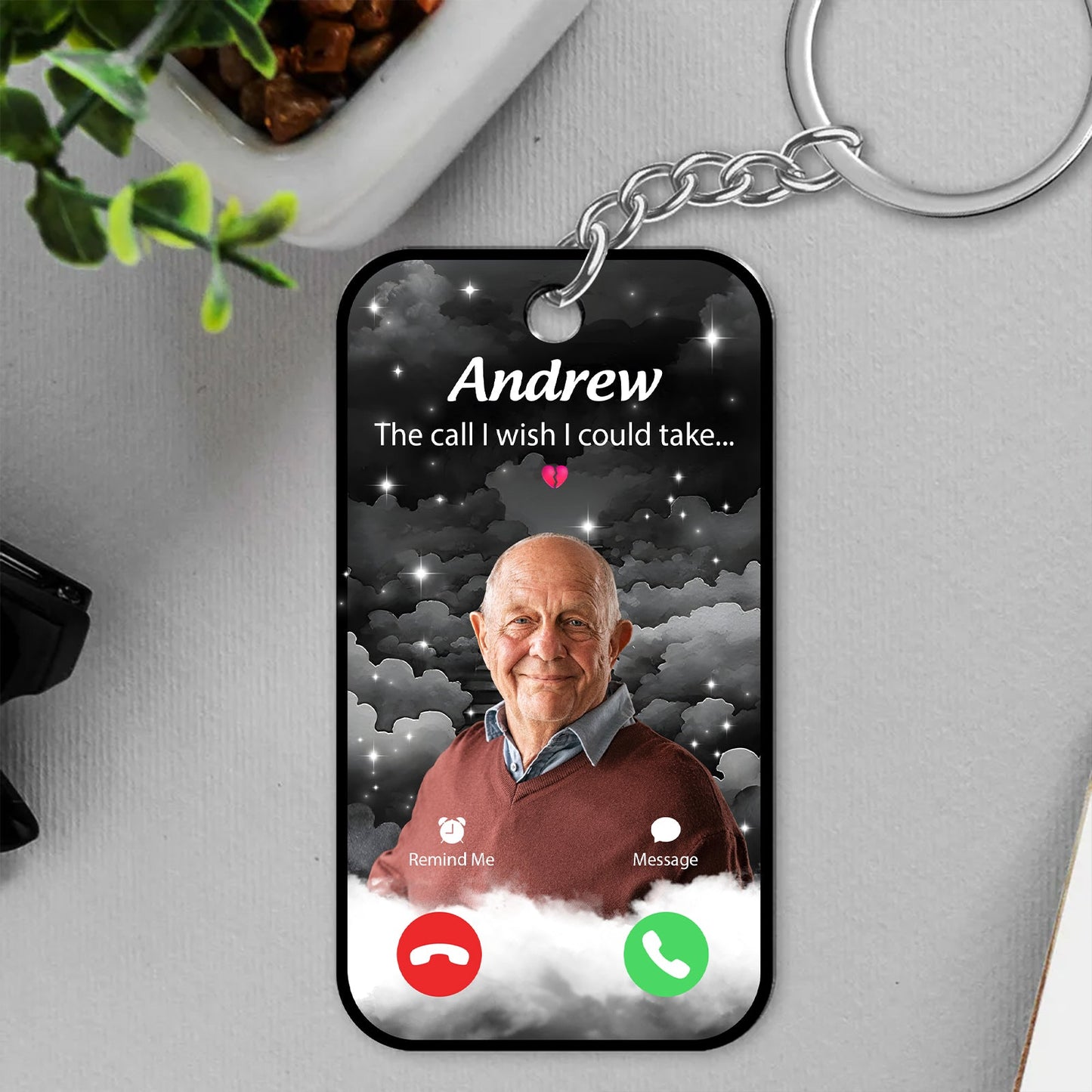 The Call I Wish I Could Take Memorial Sympathy - Personalized Acrylic Keychain