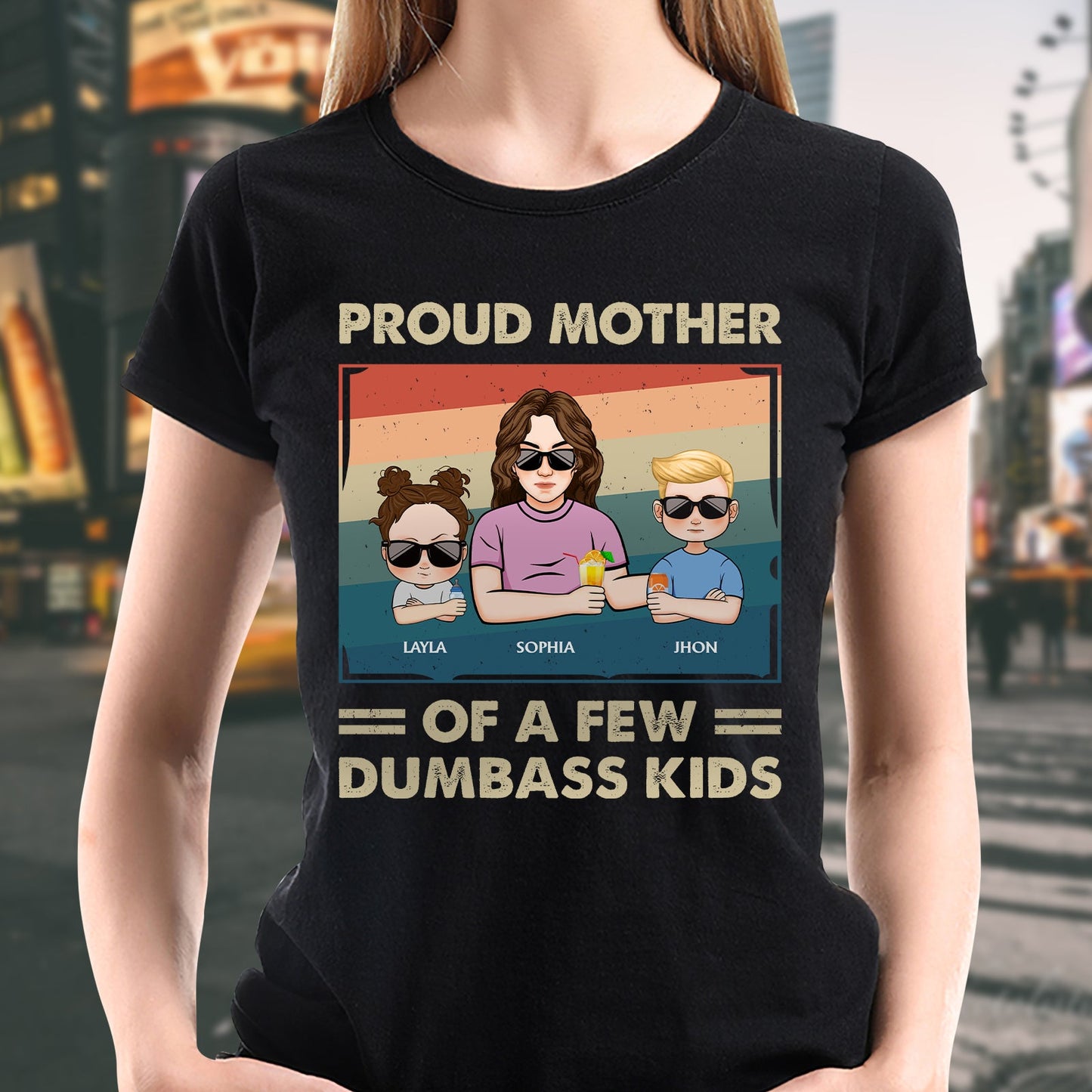 Mother - Dear Mom Great Job We're Awesome Thank You Young - Personalized Custom Shirt