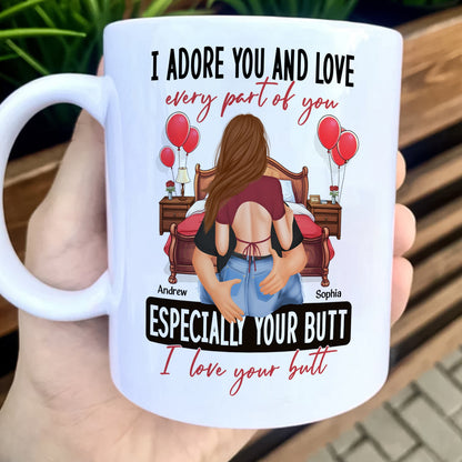 Couple - I love your But - Personalized Ceramic Mug