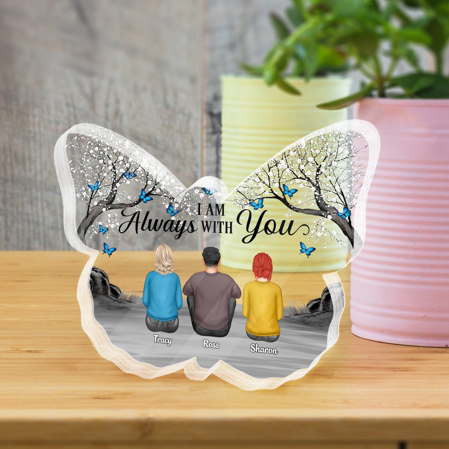 Family - Always With You - Personalized Acrylic Plaque