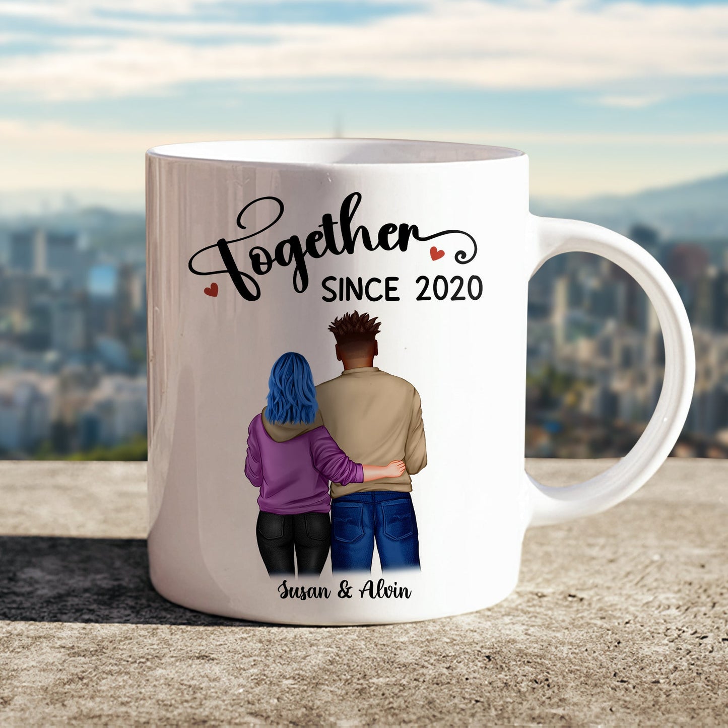 Couple - Together Since - Personalized Mug