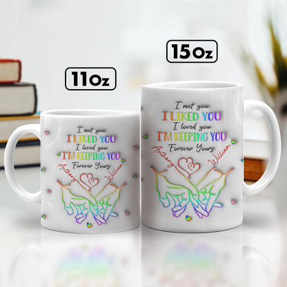 Couple - Love Knows No Gender - Personalized Mug